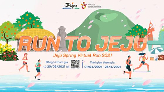 Hàn Quốc phát động giải chạy trực tuyến ‘Run to Jeju’