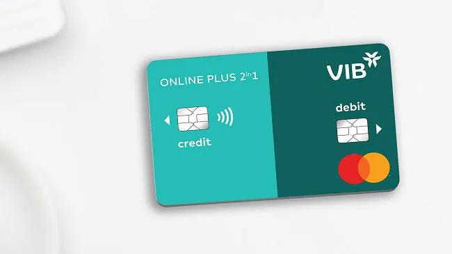 Lần đầu tiên tại Đông Nam Á, dòng thẻ VIB Online Plus 2in1 tích hợp thẻ tín dụng và thẻ thanh toán