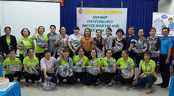 Sôi nổi các hoạt động dành riêng cho lao động nữ trên địa bàn Quận 6