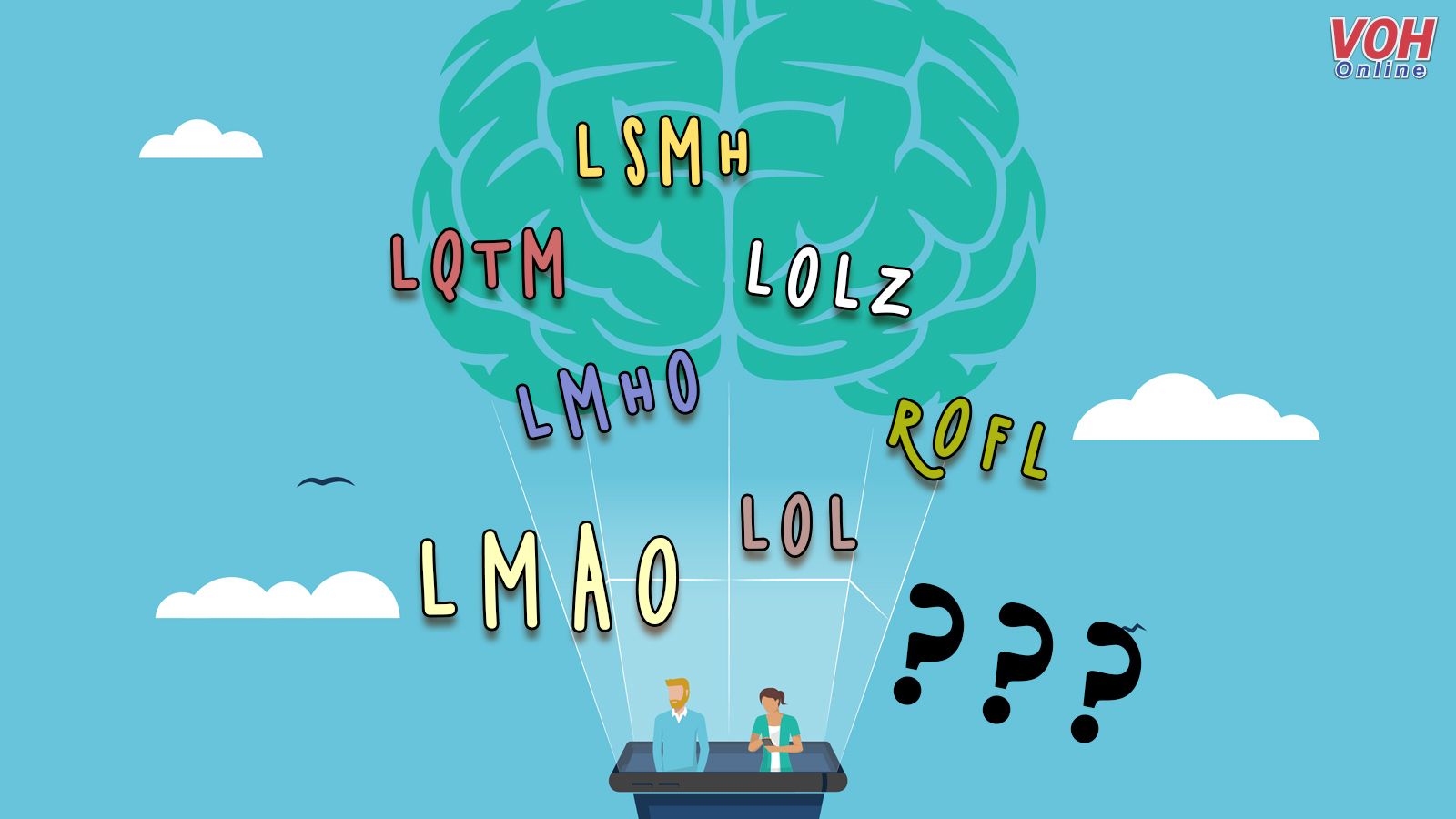 Lmao, LOL, ROFL,... là gì? - Sang chấn với ngôn ngữ mạng đa hình dạng