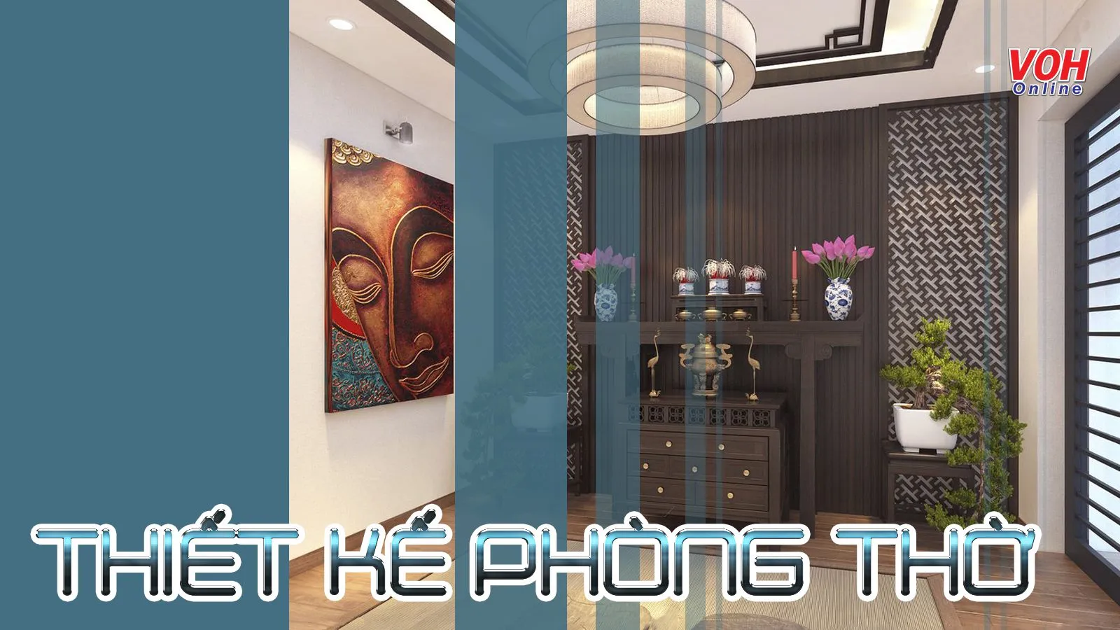 Những nguyên tắc thiết kế phòng thờ có thể bạn chưa biết