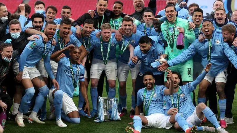 Thắng sít sao Tottenham, Man City lần thứ 4 liên tiếp vô địch Cup Liên đoàn Anh