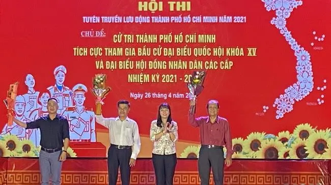 Hội thi Tuyên truyền lưu động TPHCM năm 2021 về bầu cử Quốc hội và HĐND