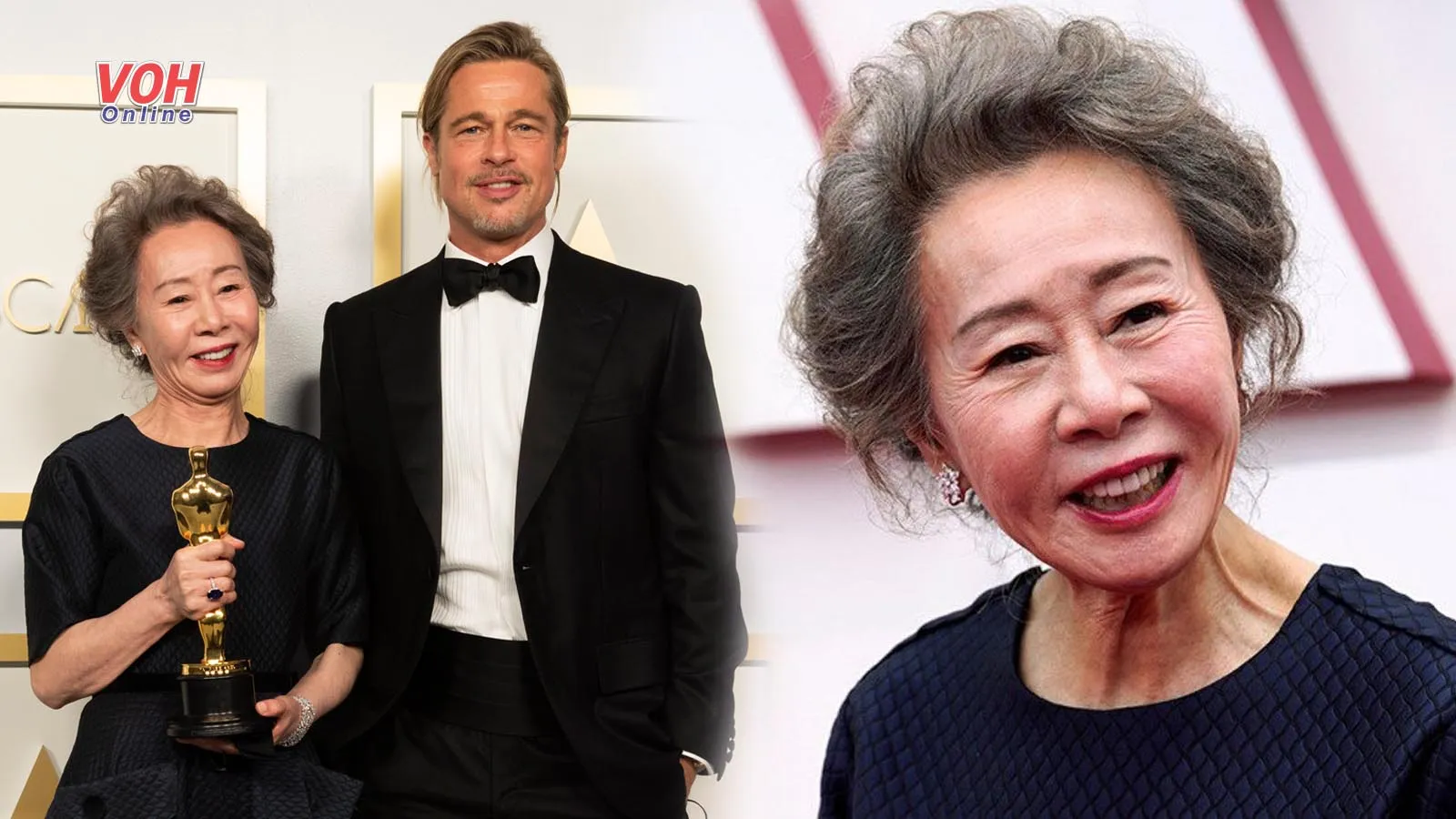 Youn Yuh Jung trả lời khéo léo câu hỏi ‘Brad Pitt có mùi như thế nào’ tại Oscar 2021