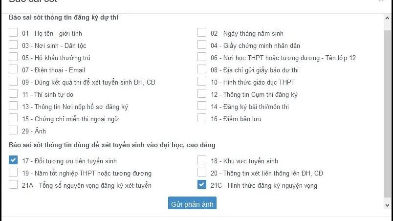 Cách kiểm tra Phiếu đăng ký dự thi Tốt nghiệp THPT 2021 và điều chỉnh thông tin sai