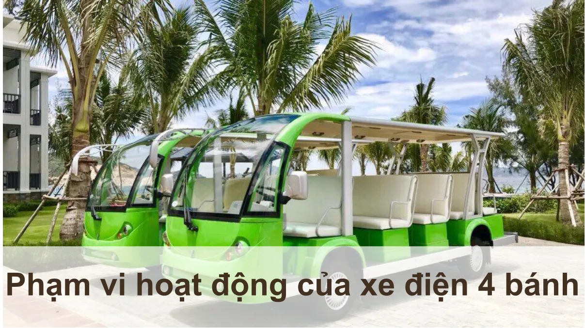 Điều kiện để xe điện 4 bánh được phép hoạt động