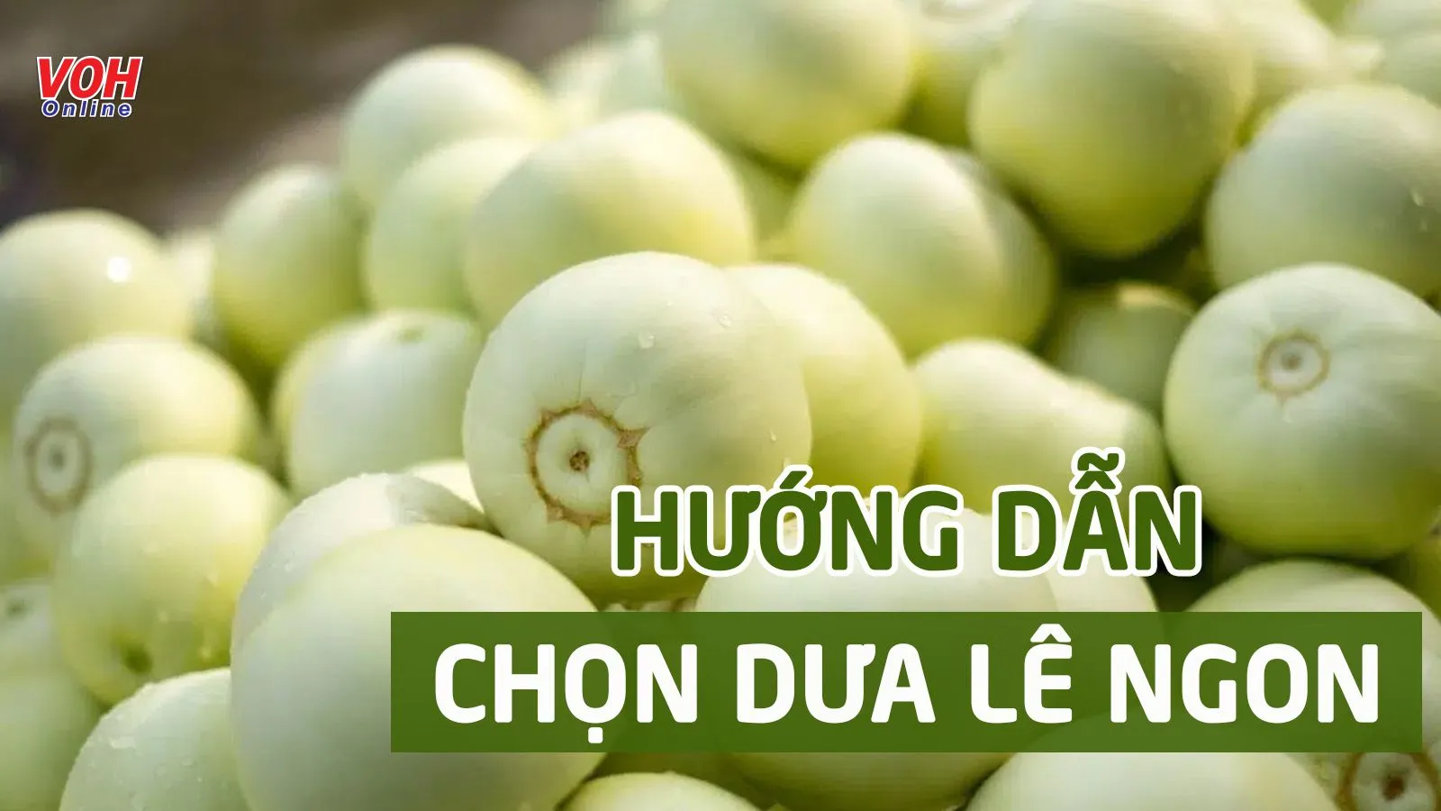 Xem ngay cách chọn dưa lê ngon ngọt không ngâm hóa chất