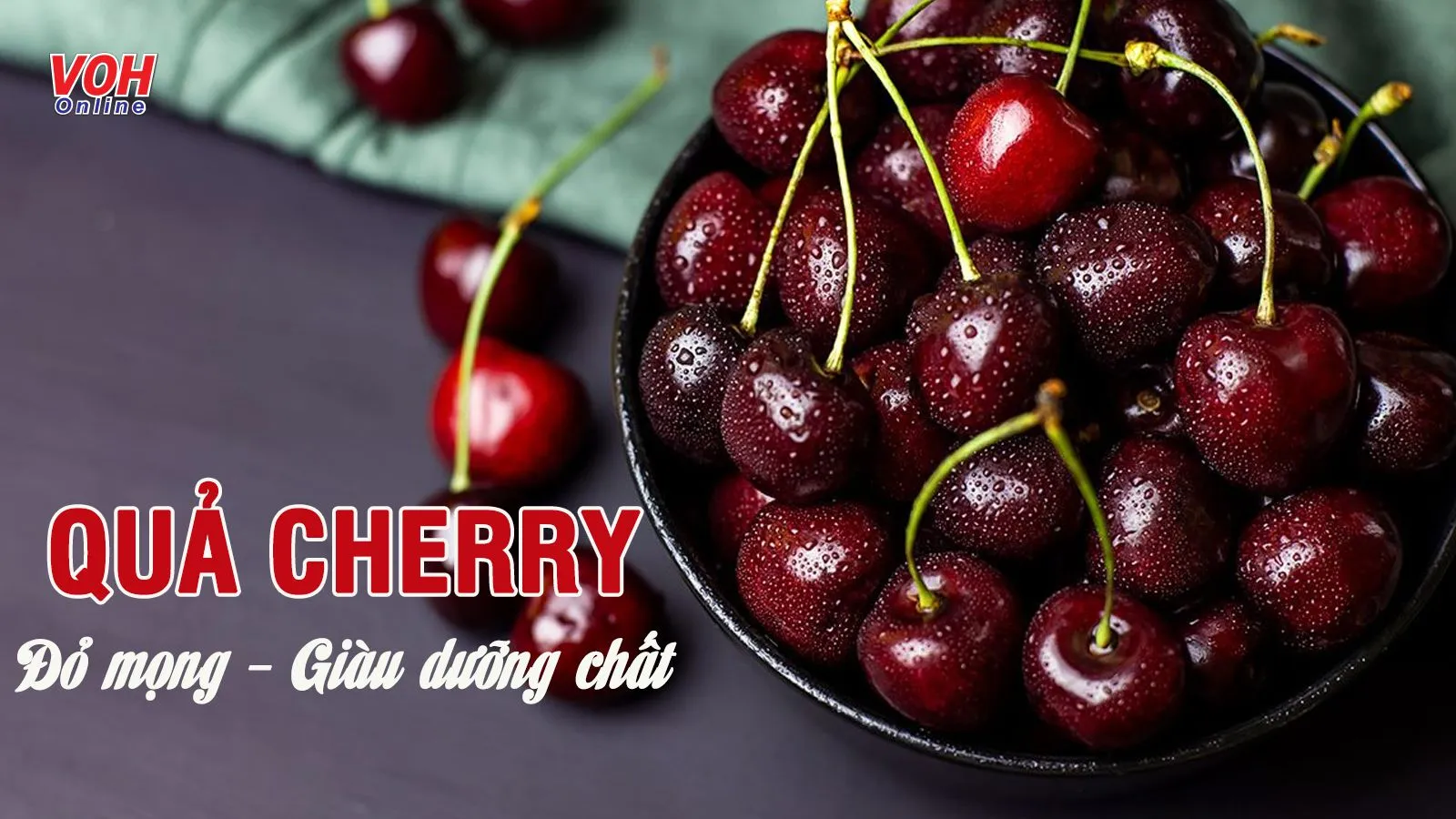 7 tác dụng của cherry đối với sức khỏe cực quý giá