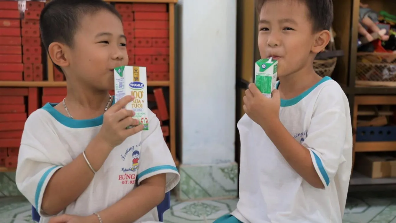 Sau 4 năm triển khai Sữa học đường: Ghi nhận sự cải thiện rõ rệt về thể trạng học sinh