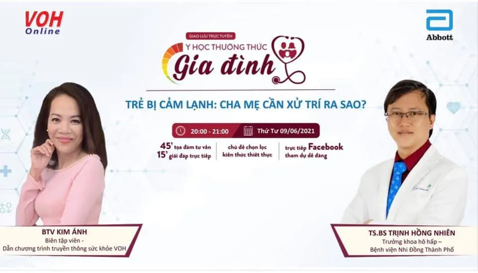 [LIVESTREAM] Trẻ bị cảm lạnh: Cha mẹ cần xử trí ra sao?