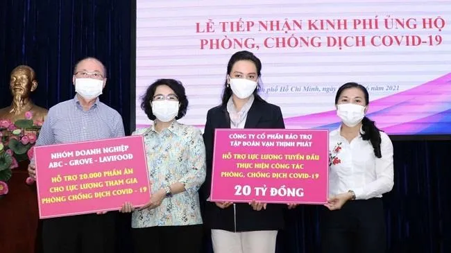 TPHCM: Hơn 3,4 tỷ đồng chăm lo người dân có hoàn cảnh khó khăn ảnh hưởng dịch Covid-19