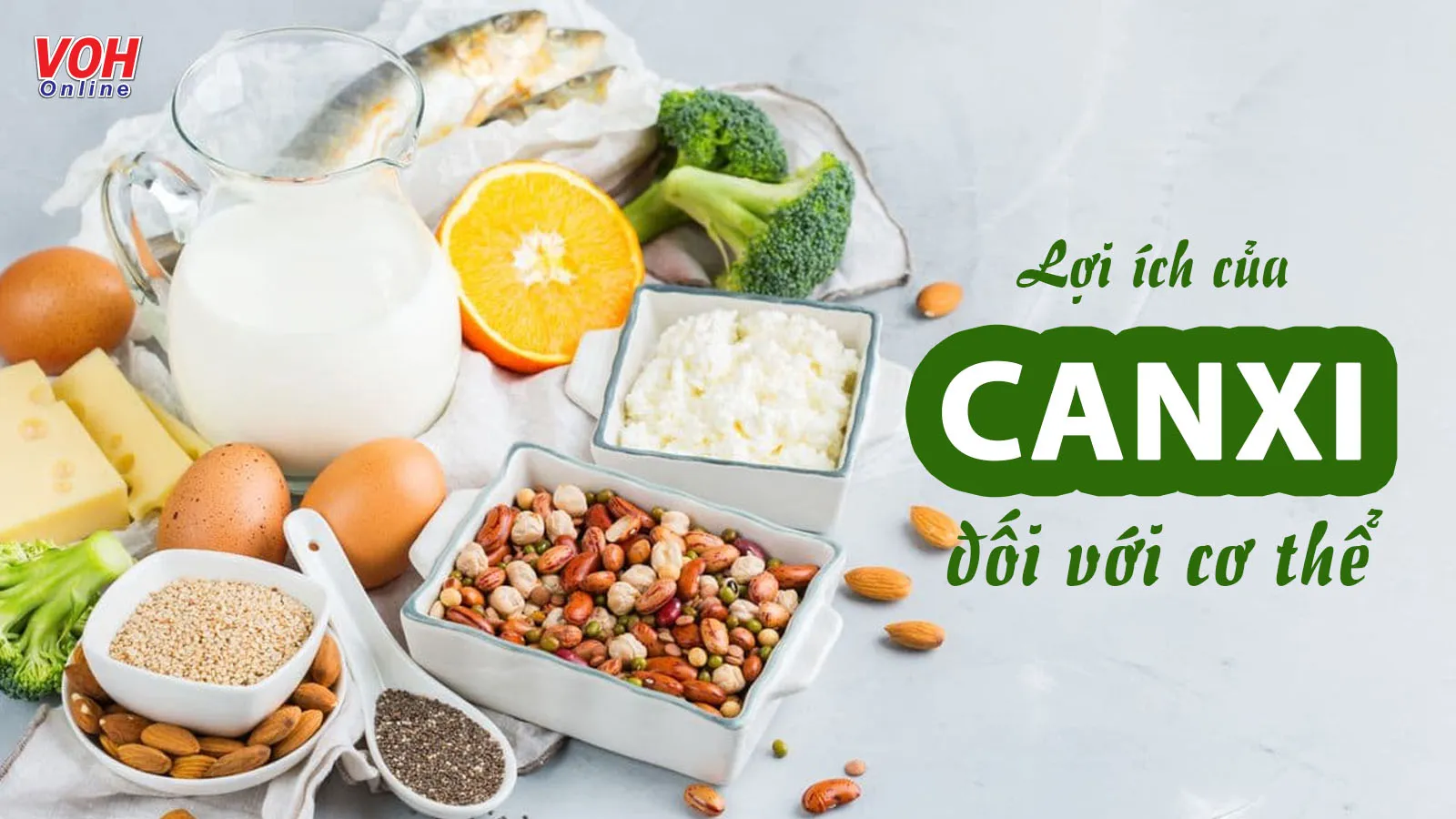 Canxi là gì, có vai trò gì đối với sức khỏe con người?