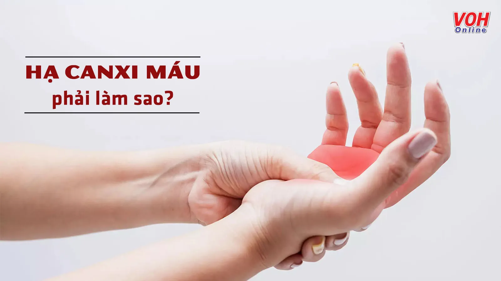 Tụt canxi phải làm sao?