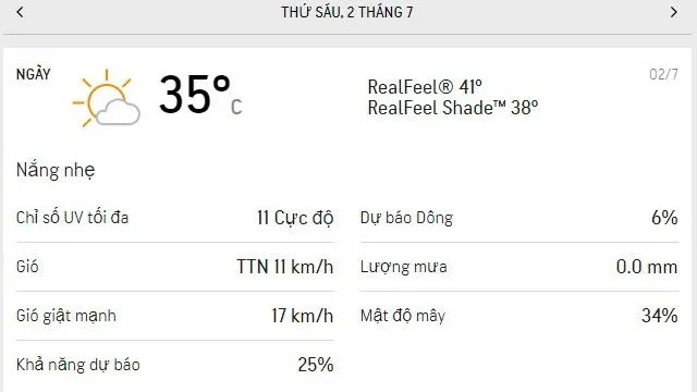 Dự báo thời tiết TPHCM hôm nay 2/7 và ngày mai 3/7/2021: Oi bức, cả ngày không mưa