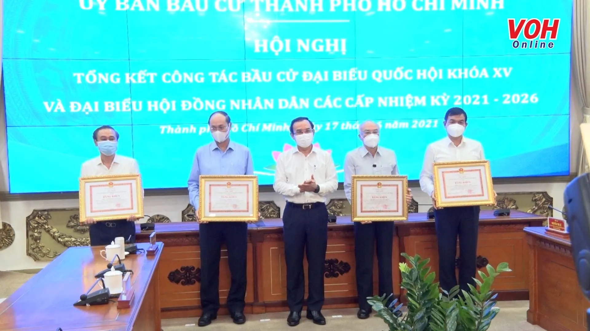 TPHCM: Tổng kết công tác bầu cử Quốc hội khóa XV và HĐND các cấp nhiệm kỳ 2021-2026