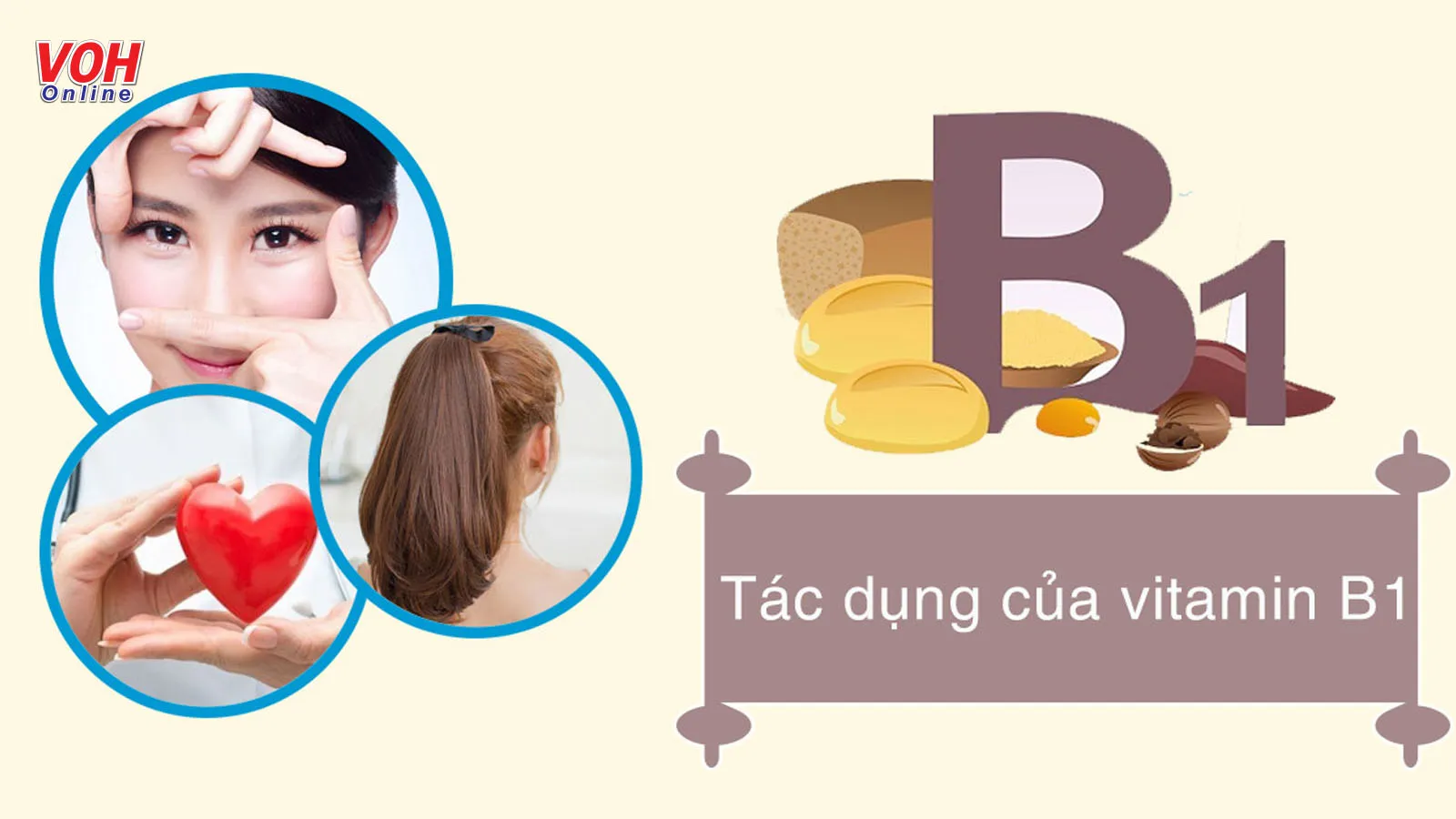 Tìm hiểu 8 tác dụng của vitamin B1