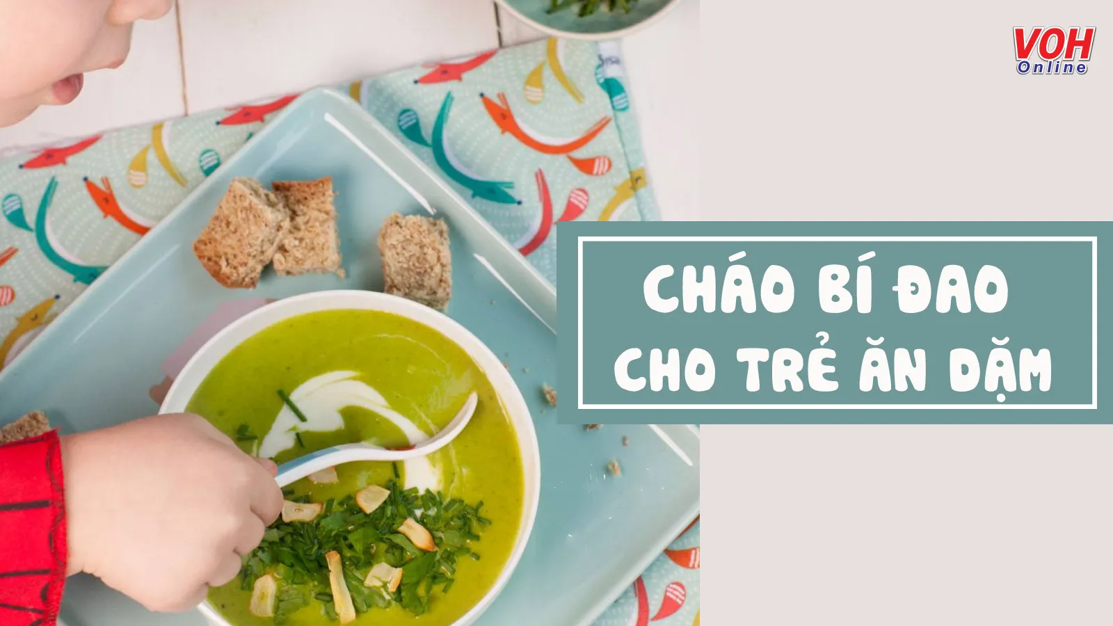 Mách nhỏ các mẹ 6 công thức nấu cháo bí đao cho bé ăn dặm