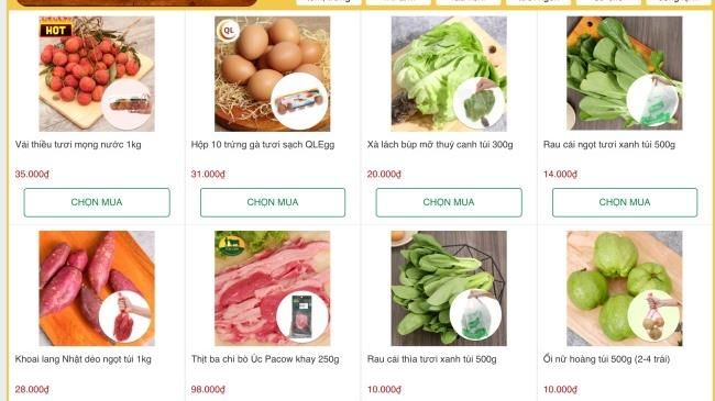 Cách mua hàng online Bách hoá xanh | mua hàng coopmart online