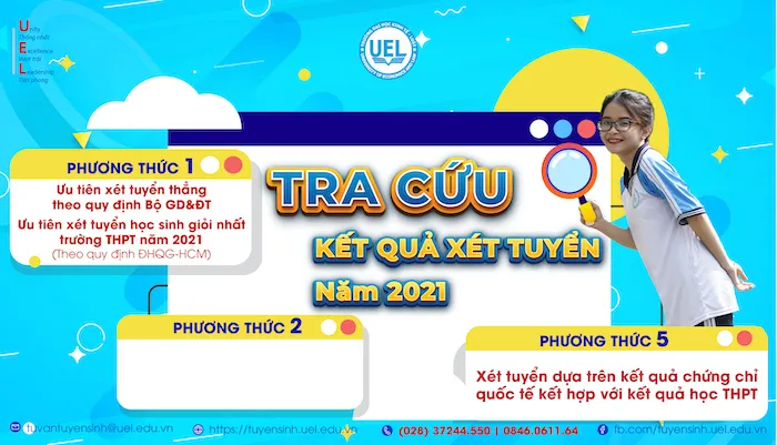 Đại học Kinh tế - Luật công bố kết quả xét tuyển 3 phương thức