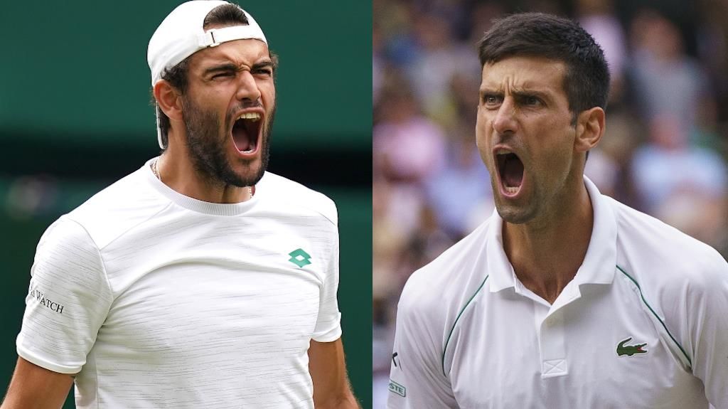 Xem trực tiếp Djokovic vs Berrettini - chung kết Wimbledon 2021