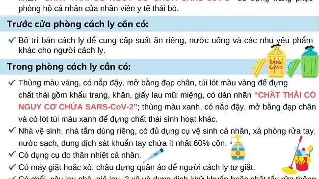Cách ly F1 tại nhà: Cần đảm bảo yêu cầu như thế nào về cơ sở vật chất?