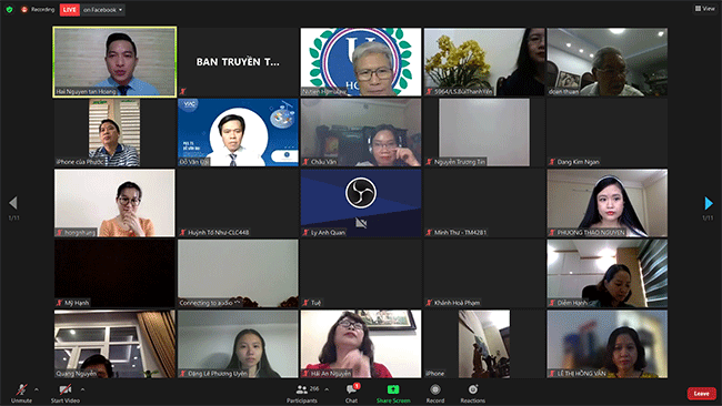 Đại học Luật TPHCM tổ chức hội thảo trực tuyến: Gần 1.000 người tham gia