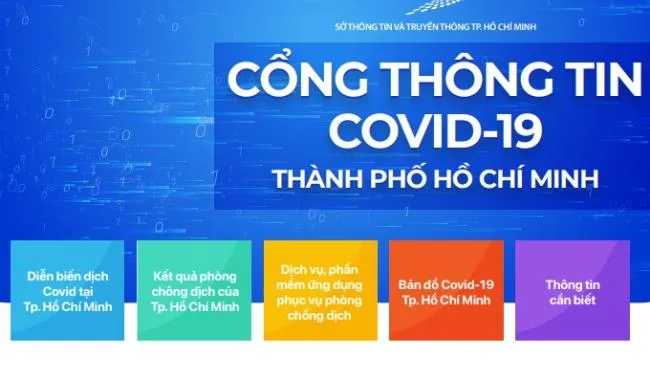 Ra mắt Cổng thông tin Covid-19 thành phố Hồ Chí Minh