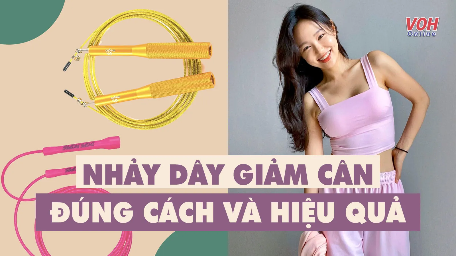 Cách nhảy dây giảm cân hiệu quả tại nhà