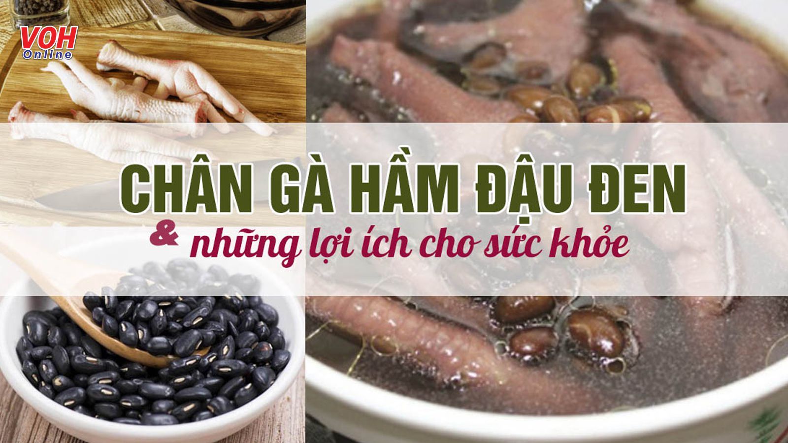 Chân gà hầm đậu đen bổ dưỡng như thế nào?