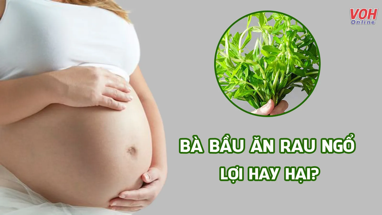 Bà bầu ăn rau ngổ được không? Lời giải đáp và lưu ý cho mẹ