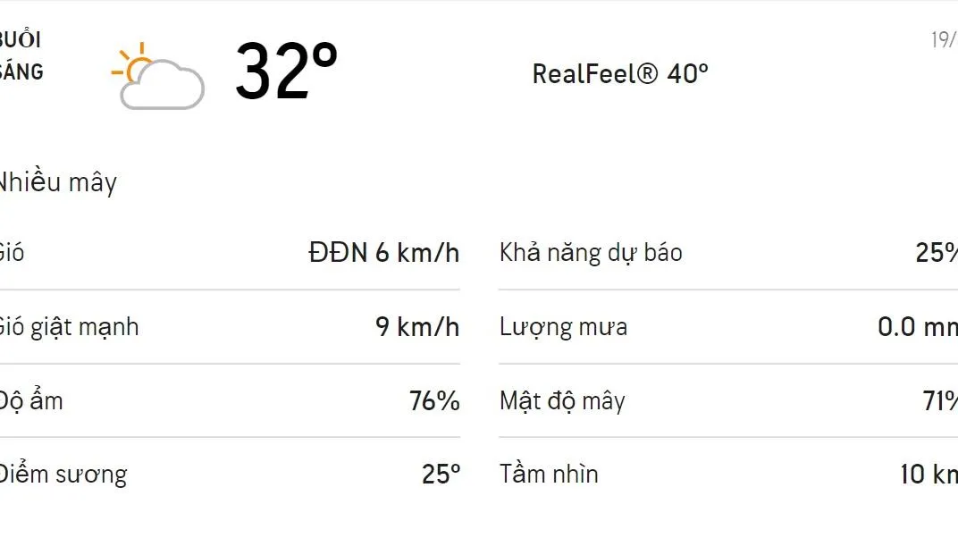 Dự báo thời tiết TPHCM hôm nay 19/8 và ngày mai 20/8: Chiều tối có mưa rào và dông