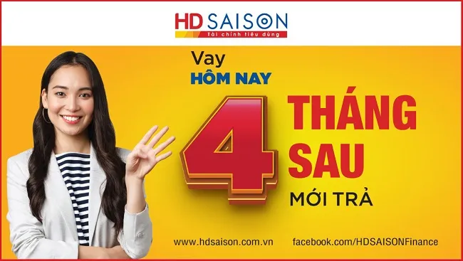 HD SAISON triển khai gói vay tiền mặt, ân hạn thời gian thanh toán