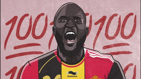 Lukaku đạt mốc 100 trận khoác áo ĐT Bỉ