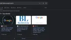 Cách bật nền tối cho công cụ tìm kiếm google search