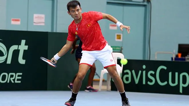 Tay vợt Lý Hoàng Nam giúp quần vợt Việt Nam giành vé tranh play-off  Davis Cup