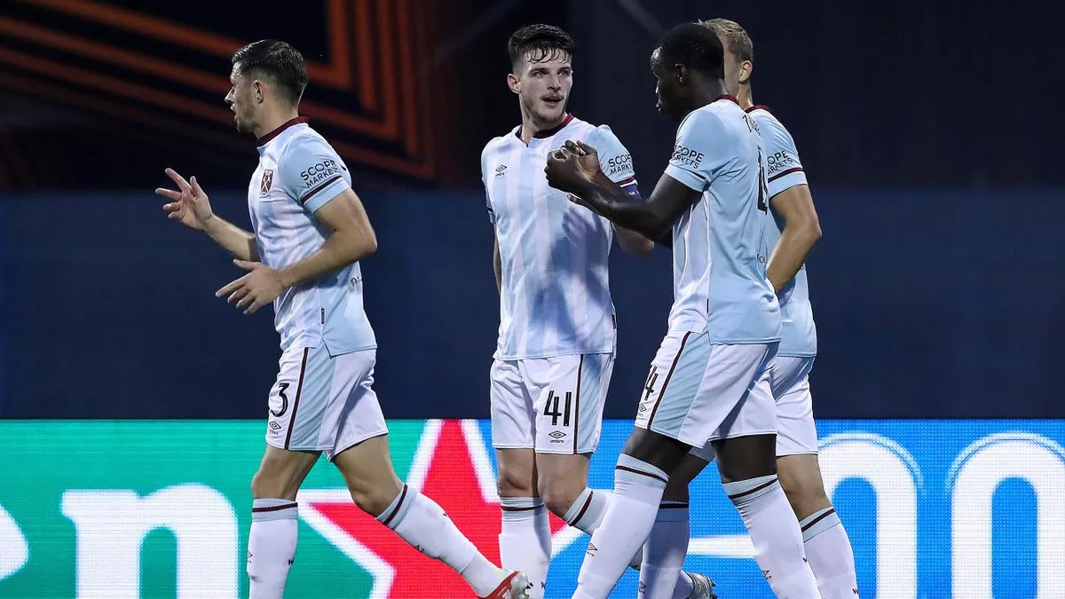 Diễn biến chính trận Dinamo Zagreb 0-2 West Ham - Europa League 2021/22