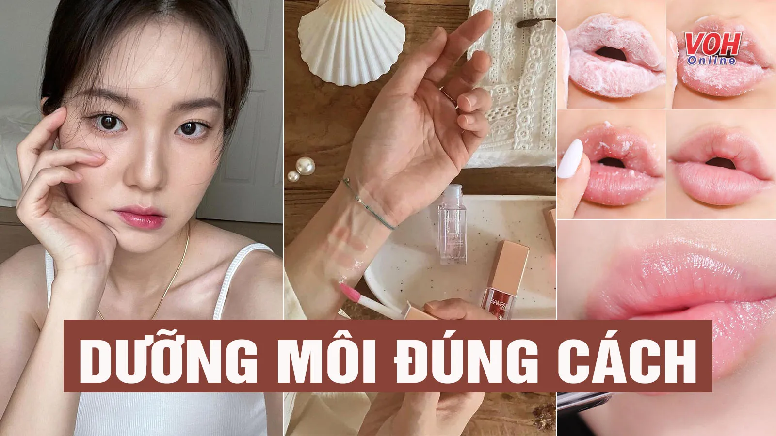 Cách dưỡng môi căng mọng, hồng hào hiệu quả tại nhà