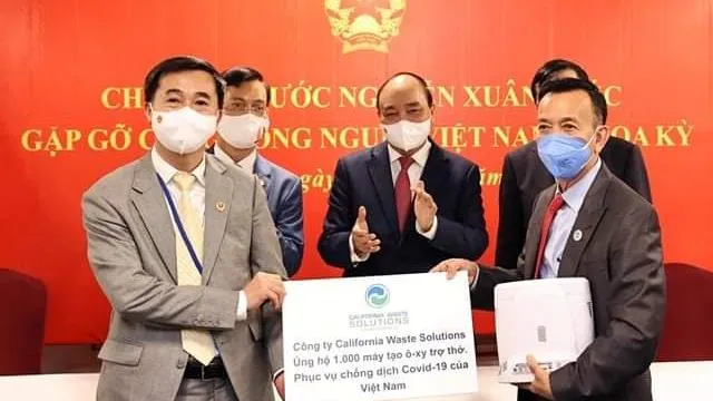 Ông David Dương: Ủng hộ quê hương 1.000 máy tạo oxy trợ thở trị giá gần 3 triệu USD