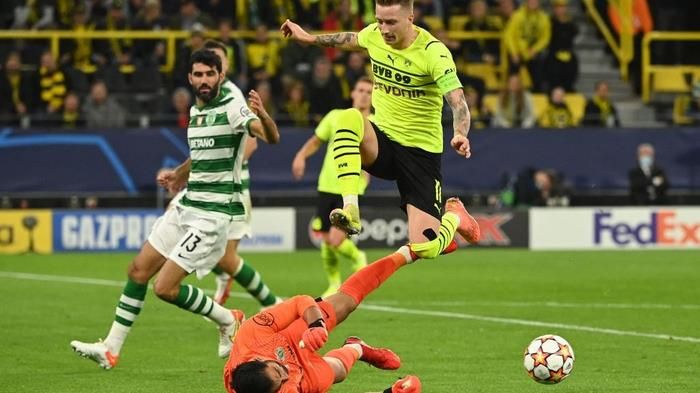 Diễn biến chính trận Dortmund 1-0 Sporting Lisbon - Cup C1 2021/22