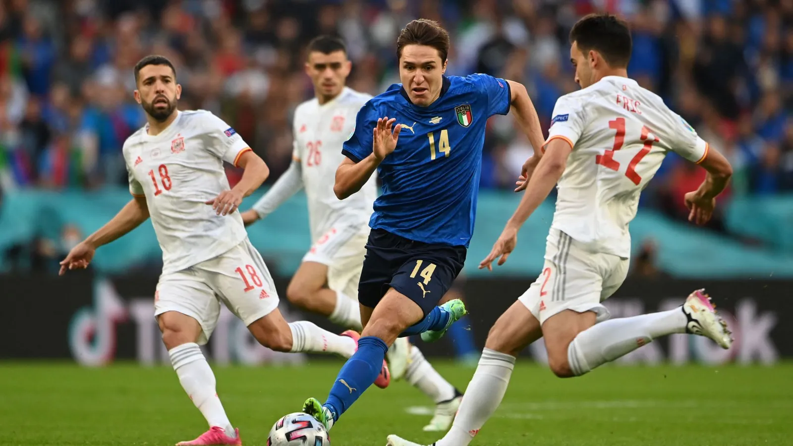Italia vs Tây Ban Nha - bán kết Nations League 2021