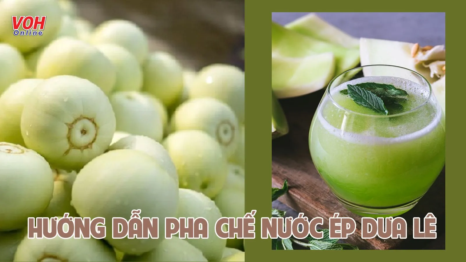 Có 6 công thức nước ép dưa lê này đợi gì không pha chế ngay!