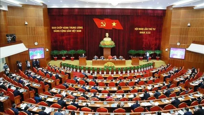 Hội nghị Trung ương 4 nghe báo cáo kết quả công tác phòng chống dịch COVID-19