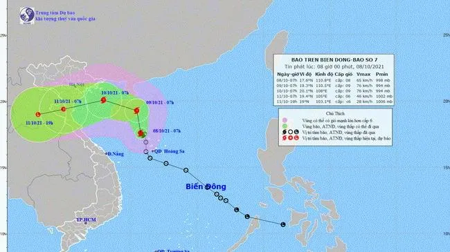 Tin bão mới nhất hôm nay: Vịnh Bắc Bộ, huyện đảo Bạch Long Vĩ có gió mạnh cấp 6