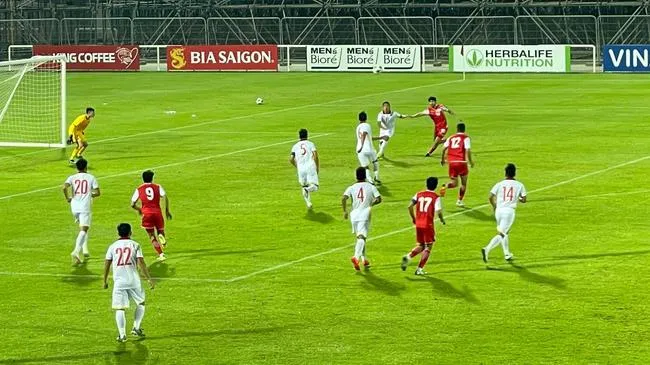 U23 Việt Nam đá giao hữu hòa U23 Tajikistan