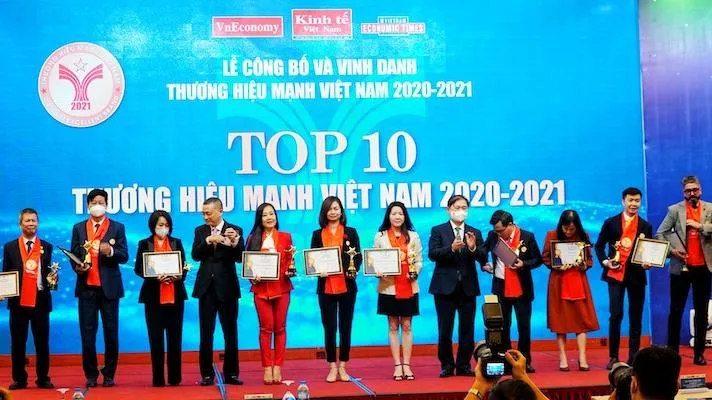 Top 10 thương hiệu mạnh Việt Nam 2021: Techcombank được vinh danh