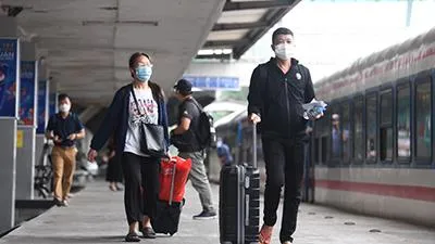 Đường sắt tuyến Bắc - Nam đã đón khách trở lại sau thời gian ngưng hoạt động