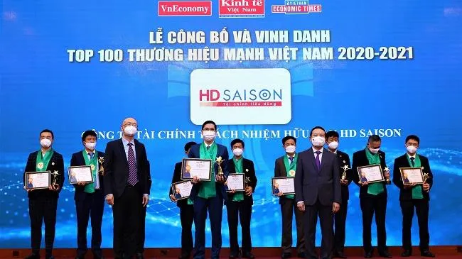 HD SAISON nhận giải thưởng Thương hiệu mạnh Việt Nam