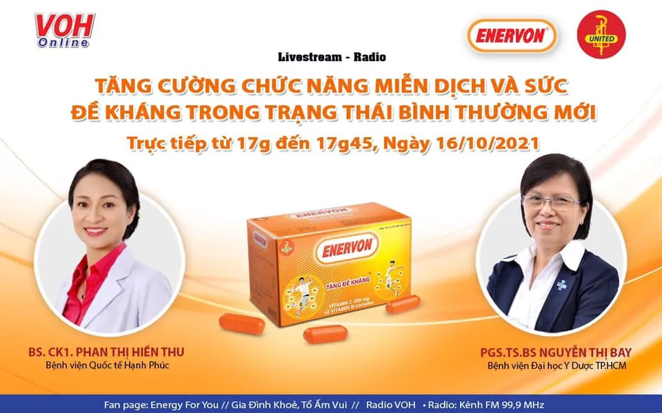 [Livestream] Tăng cường chức năng miễn dịch và sức đề kháng trong trạng thái bình thường mới