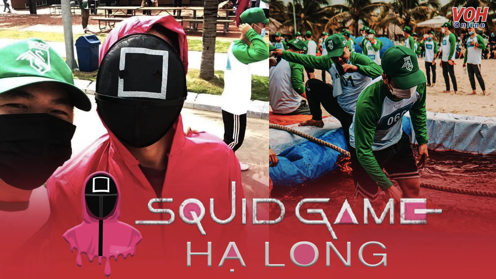 Tổ chức Squid Game (Trò chơi con mực) ở Hạ Long, hàng trăm người náo nức tham gia