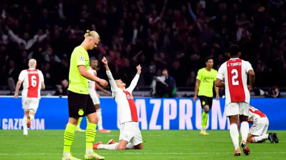 Diễn biến chính trận Ajax 4-0 Dortmund - Champions League 2021